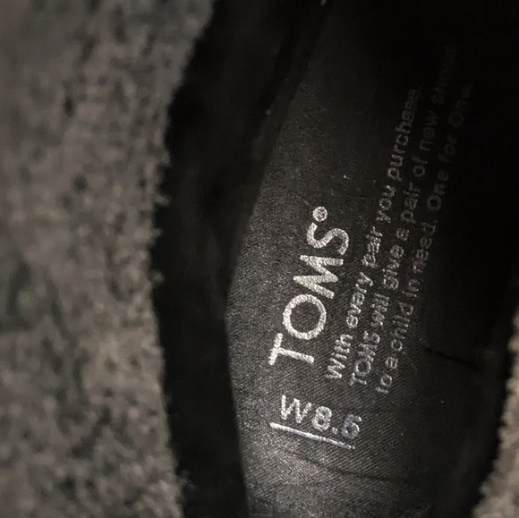 Toms Black Suede and Textile Nepal Boots Size 8.5 - Picture 12 of 13